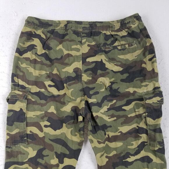 Brooklyn Cloth Pants Mens XL Camo Cargo Jogger Stretch Drawstring Pockets - Picture 8 of 15